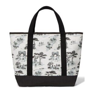 Sheila Bridges Harlem Toile de Jouy Structured Tote - Black & White